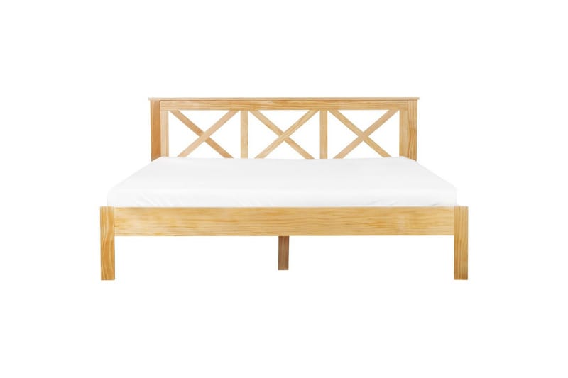 Säng med lamellram Tannay - Ljus trä, 180x200 cm - Möbler - Säng - Sängram & sängstomme