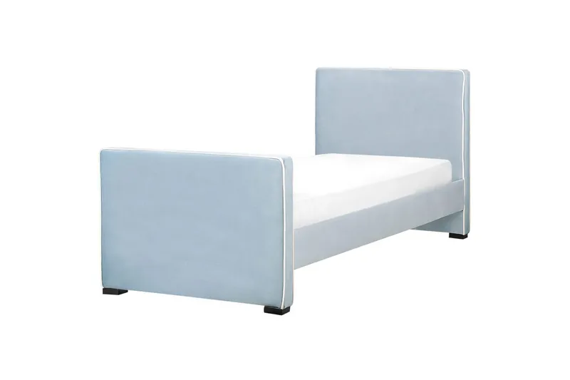 Säng med lamellram Teenie, Blå, Svart