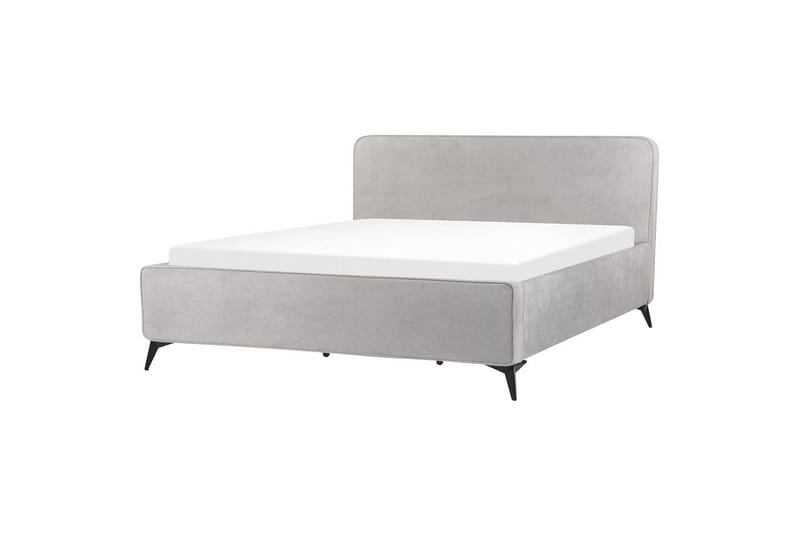 Säng med lamellram Valognes, Grå, svart, 180x200 cm