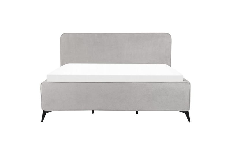 Säng med lamellram Valognes - Grå, svart, 180x200 cm - Möbler - Säng - Sängram & sängstomme