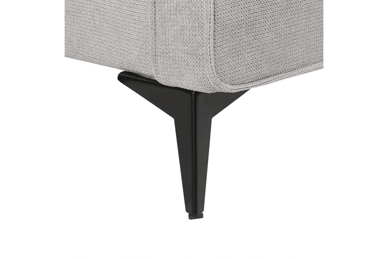 Säng med lamellram Valognes - Grå, svart, 180x200 cm - Möbler - Säng - Sängram & sängstomme