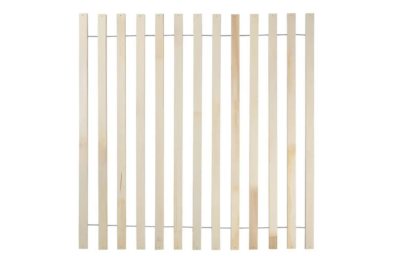 Säng med lamellram Valognes - Grön, Svart, 180x200 cm - Möbler - Säng - Sängram & sängstomme