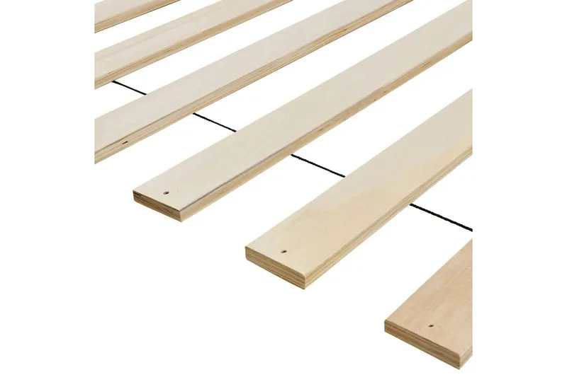 Säng med lamellram Valognes - Grön, Svart, 180x200 cm - Möbler - Säng - Sängram & sängstomme