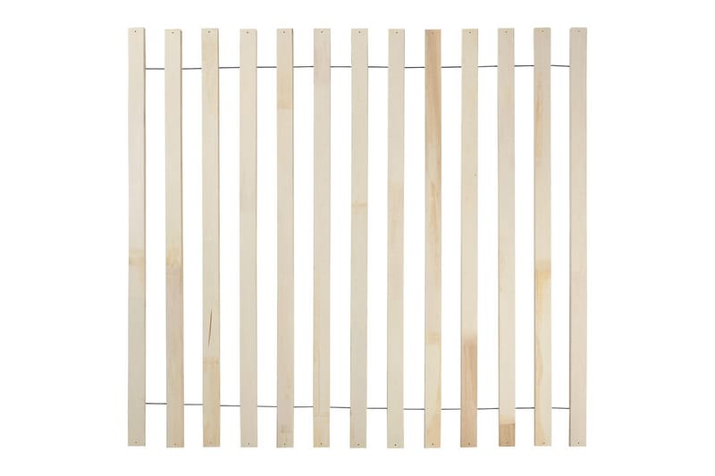Säng med lamellram Valognes - Krämvit, Svart, 160x200 cm - Möbler - Säng - Sängram & sängstomme