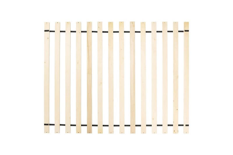 Säng med lamellram Valognes - Krämvit, Svart, 180x200 cm - Möbler - Säng - Sängram & sängstomme