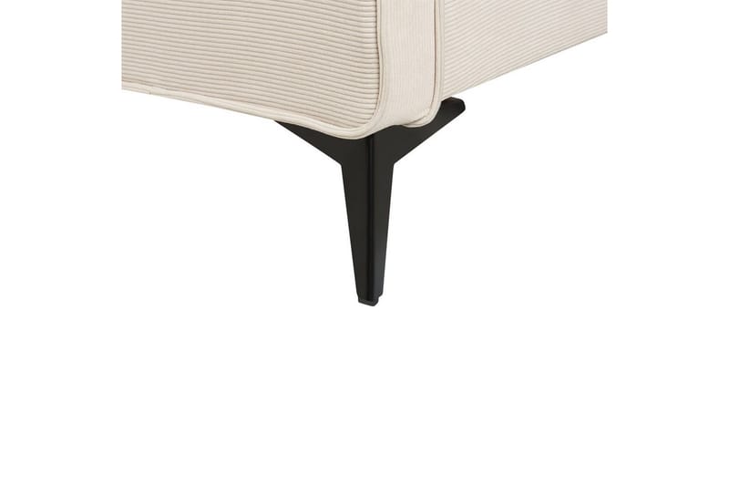 Säng med lamellram Valognes - Ljusbeige, svart, 180x200 cm - Möbler - Säng - Sängram & sängstomme