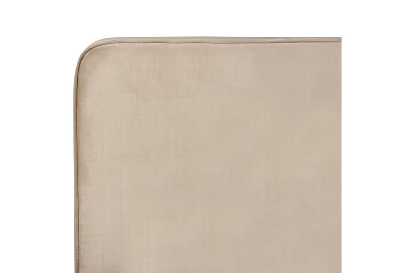 Säng med lamellram Valognes - Taupe, svart, 180x200 cm - Möbler - Säng - Sängram & sängstomme