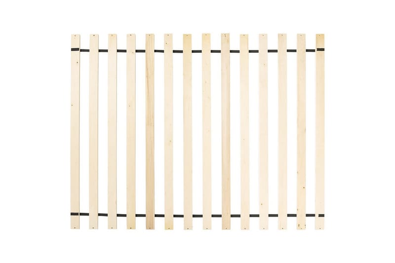 Säng med lamellram Valognes - Vit, Svart, 160x200 cm - Möbler - Säng - Sängram & sängstomme