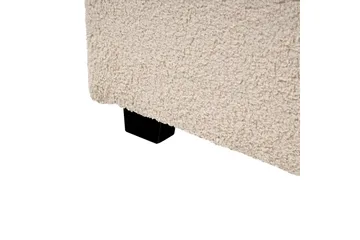 Säng med lamellram Vaucluse - Beige/Bouclé, 160x200 cm - Möbler - Säng - Sängram & sängstomme