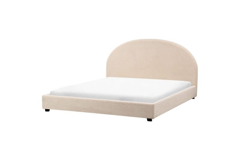 Säng med lamellram Vaucluse - Beige/Bouclé, 180x200 cm - Möbler - Säng - Sängram & sängstomme