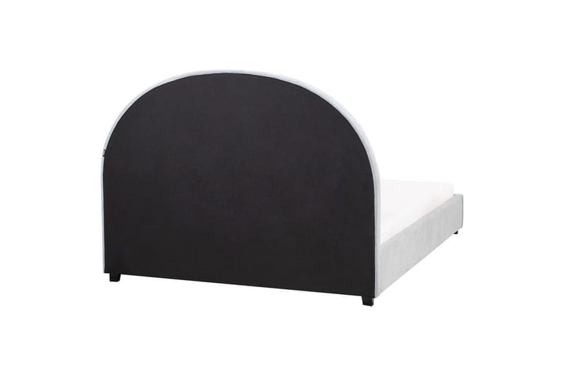 Säng med lamellram Vaucluse - Ljusblå/Polyester, 140x200 cm - Möbler - Säng - Sängram & sängstomme