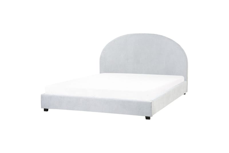 Säng med lamellram Vaucluse - Ljusblå/Polyester, 160x200 cm - Möbler - Säng - Sängram & sängstomme