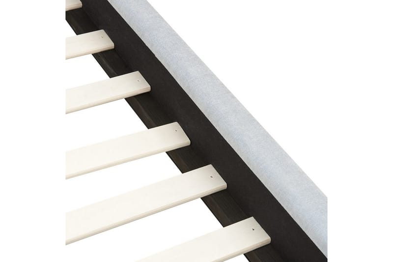 Säng med lamellram Vaucluse - Ljusblå/Polyester, 180x200 cm - Möbler - Säng - Sängram & sängstomme