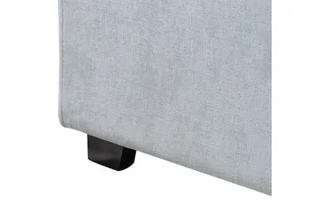 Säng med lamellram Vaucluse - Ljusblå/Polyester, 180x200 cm - Möbler - Säng - Sängram & sängstomme