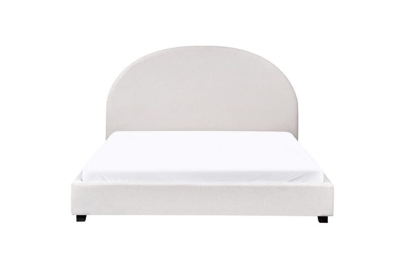 Säng med lamellram Vaucluse - Vit/Polyester, 160x200 cm - Möbler - Säng - Sängram & sängstomme