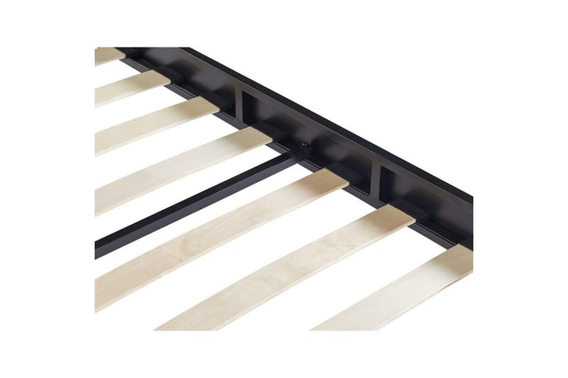 Säng med lamellram Vaurs - Svart, 180x200 cm - Möbler - Säng - Sängram & sängstomme