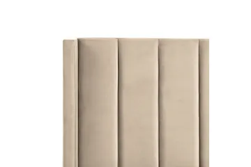 Säng med lamellram Villette - Beige, svart, 180x200 cm - Möbler - Säng - Sängram & sängstomme