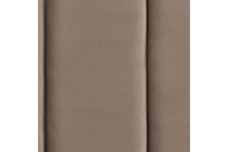 Säng med lamellram Villette - Taupe, svart, 140x200 cm - Möbler - Säng - Sängram & sängstomme