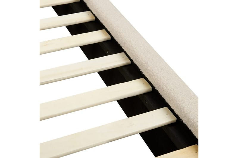 Säng med lamellram Vinay - Ljusbeige, 180x200 cm - Möbler - Säng - Sängram & sängstomme