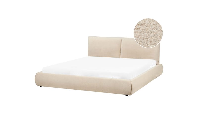 Säng med lamellram Vinay - Ljusbeige, 180x200 cm - Möbler - Säng - Sängram & sängstomme