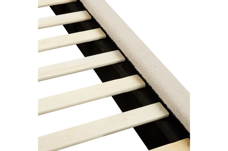 Säng med lamellram Vinay - Ljusbeige, 180x200 cm - Möbler - Säng - Sängram & sängstomme