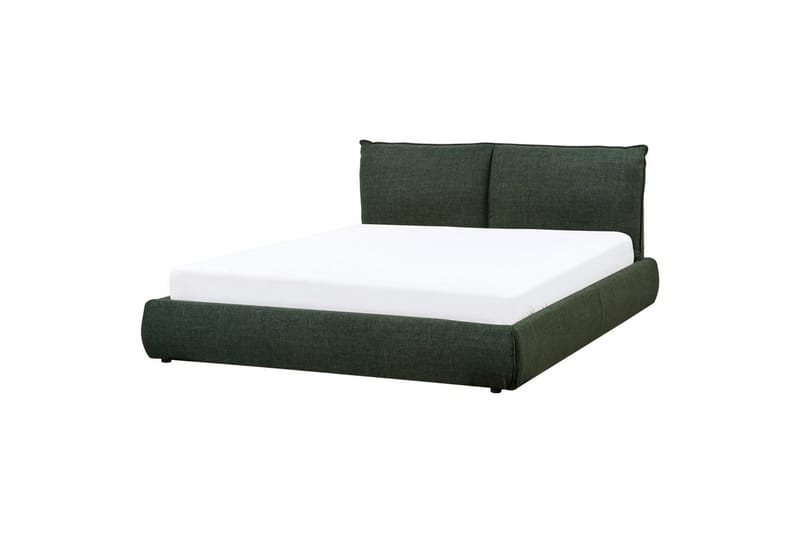 Säng med lamellram Vinay, M�örkgrön, 160x200 cm