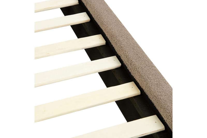 Säng med lamellram Vinay - Taupe, 160x200 cm - Möbler - Säng - Sängram & sängstomme