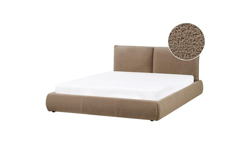 Säng med lamellram Vinay, Taupe, 160x200 cm