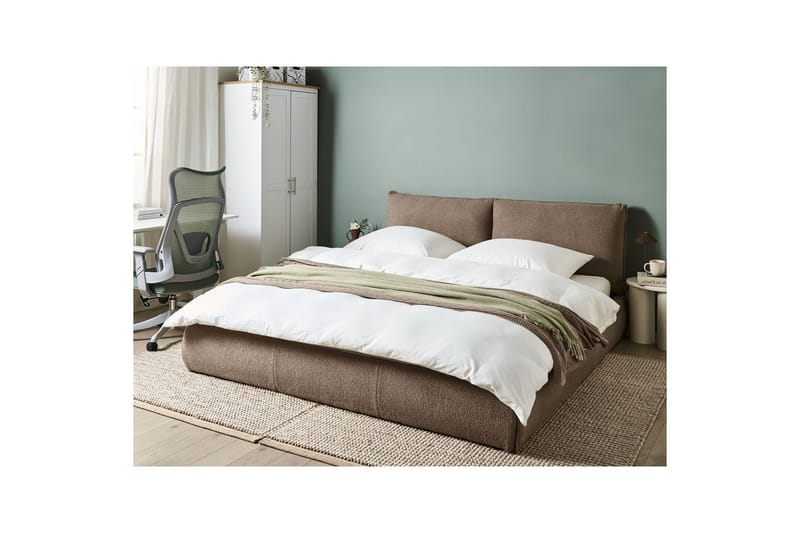Säng med lamellram Vinay - Taupe, 180x200 cm - Möbler - Säng - Sängram & sängstomme
