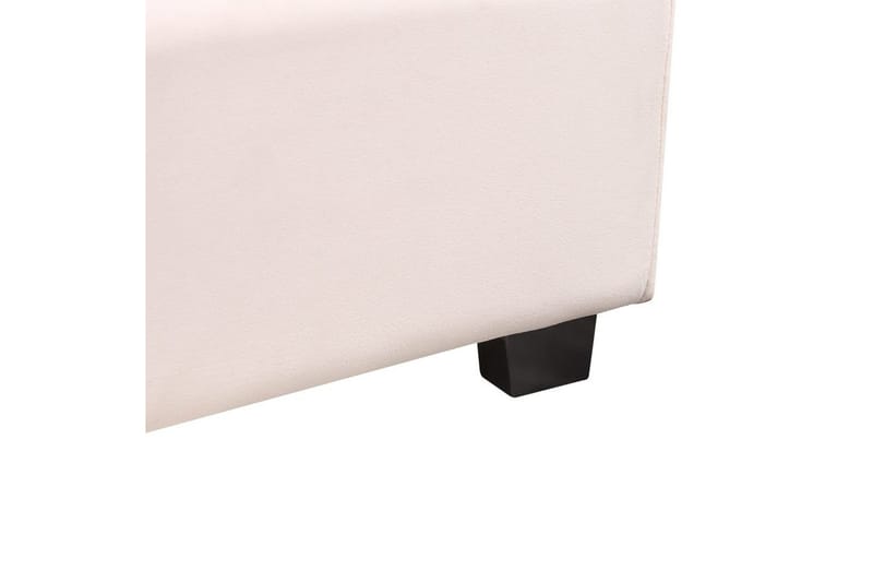 Säng med lamellram Vincennes - Rosa, Svart, 140x200 cm - Möbler - Säng - Sängram & sängstomme