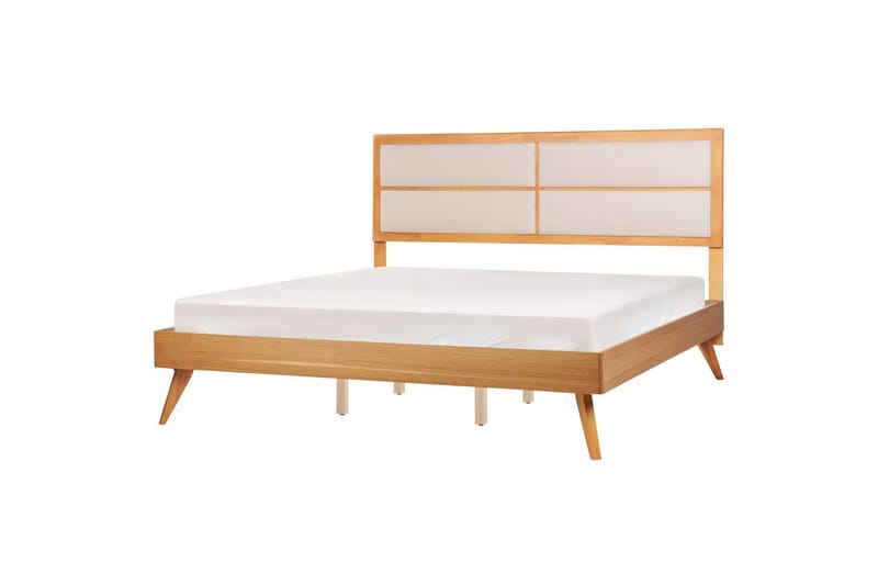 Säng med lamellram Poissy - Ljus trä, beige, 180x200 cm - Möbler - Säng - Sängram & sängstomme