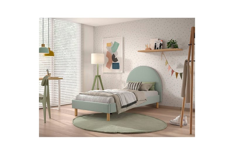 Säng Moon Olivgrön, 90 x 200 cm - Olivgrön, 90 x 200 cm - Möbler - Säng - Sängram & sängstomme