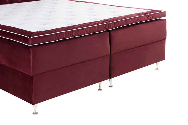 Alessia Förvaringssäng med LED-belysning 160x200 - Röd - Möbler - Säng - Sängar med förvaring