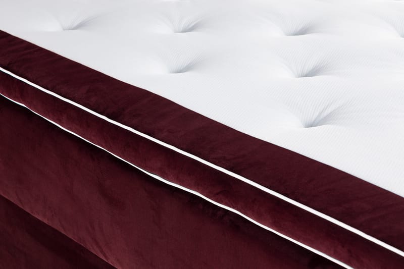 Alessia Förvaringssäng med LED-belysning 160x200 - Röd - Möbler - Säng - Sängar med förvaring