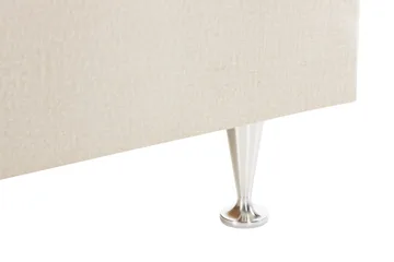 Alessia Komplett Sängpaket med Förvaring LED-belysning 160x200 cm - Biege - Möbler - Säng - Sängar med förvaring