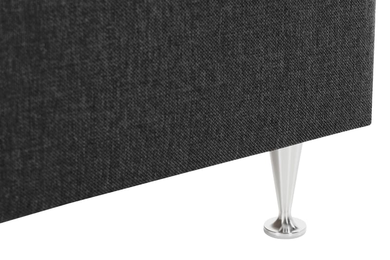 Alessia Komplett Sängpaket med Förvaring LED-belysning 180x200 cm - Svart - Möbler - Säng - Sängar med förvaring