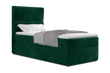 Arcore Förvaringssäng 90x200cm Vertikal Söm - Grön - Möbler - Säng - Sängar med förvaring