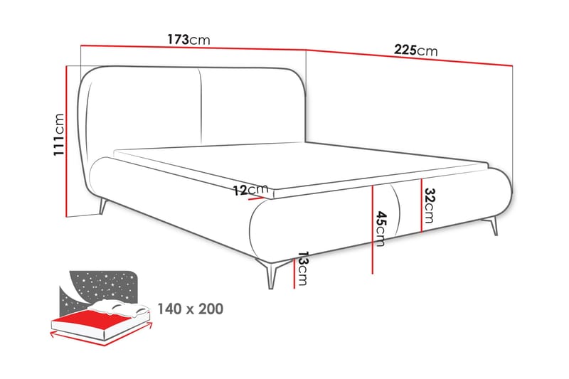 Arondel Förvaringssäng - Beige - Möbler - Säng - Sängar med förvaring