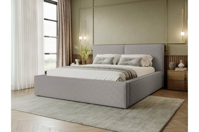 Bizantine Förvaringssäng 180x200 cm - Grå - Möbler - Säng - Sängar med förvaring
