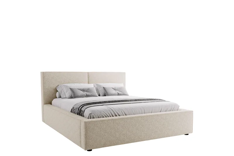 Bizantine Förvaringssäng 200x200 cm - Beige - Möbler - Säng - Sängar med förvaring