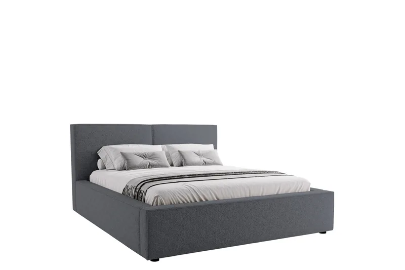 Bizantine Förvaringssäng 200x200 cm - Grå - Möbler - Säng - Sängar med förvaring