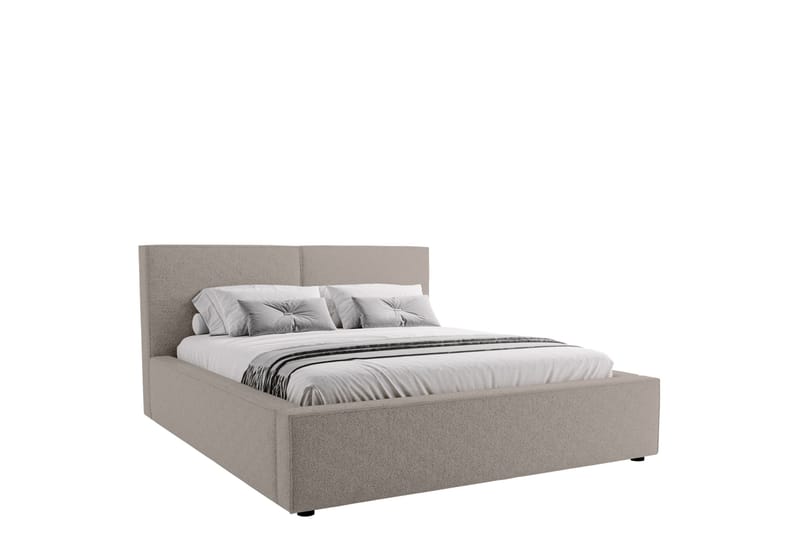 Bizantine Förvaringssäng 200x200 cm - Grå - Möbler - Säng - Sängar med förvaring