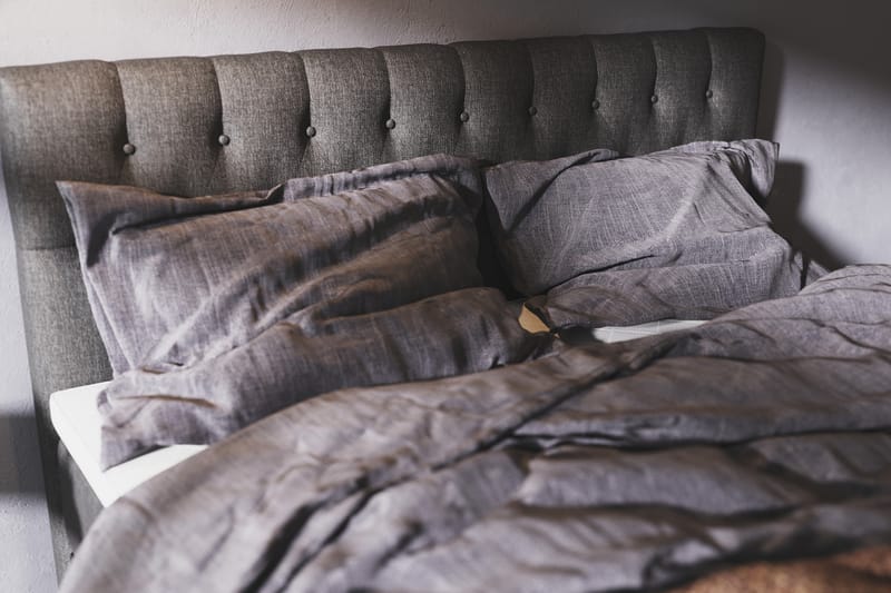 Boxy Komplett Sängpaket Box Bed 120x200 cm - Svart/Grå - Möbler - Säng - Komplett sängpaket