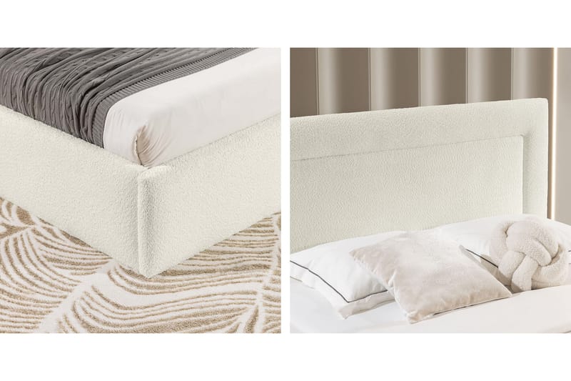 Carve Förvaringssäng - Beige - Möbler - Säng - Sängar med förvaring
