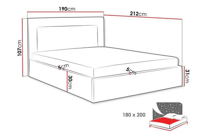 Carve Förvaringssäng - Beige - Möbler - Säng - Sängar med förvaring