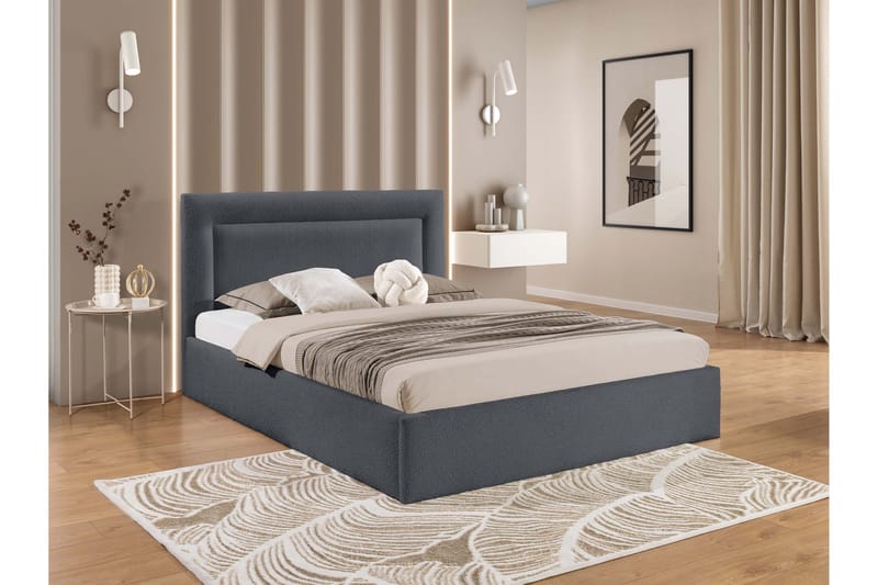 Carve Förvaringssäng - Grå - Möbler - Säng - Sängar med förvaring