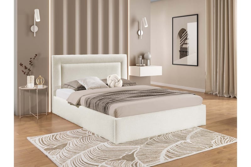 Carve Förvaringssäng - Vit - Möbler - Säng - Sängar med förvaring