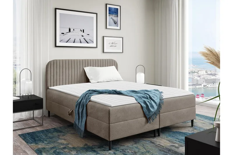 Celestine Förvaringssäng 180x200 cm - Grå - Möbler - Säng - Sängar med förvaring