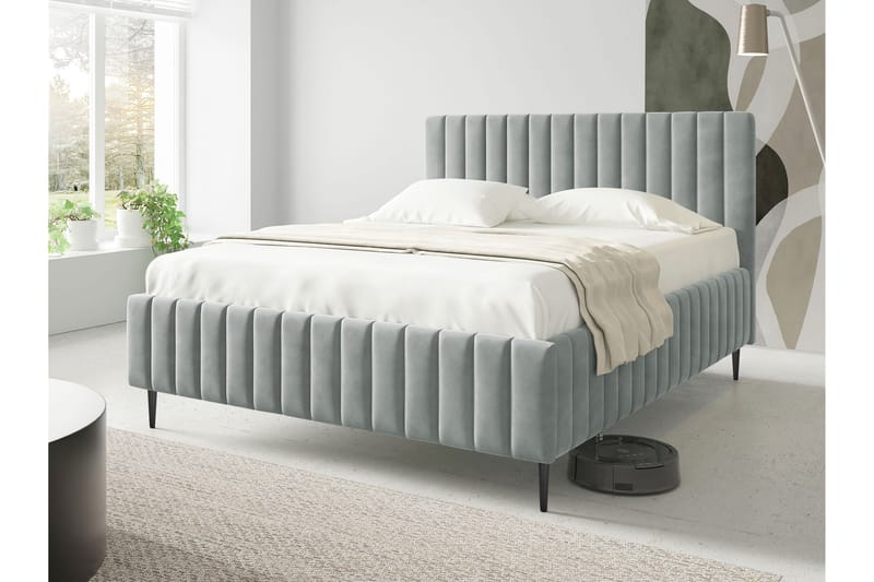 Desio Förvaringssäng 180x200 cm - Grön - Möbler - Säng - Sängar med förvaring - Dubbelsäng med förvaring