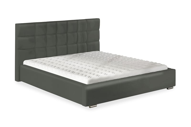 Dolores Förvaringssäng & madrass 218x198x106 cm - Beige/Svart/Grå - Möbler - Säng - Komplett sängpaket